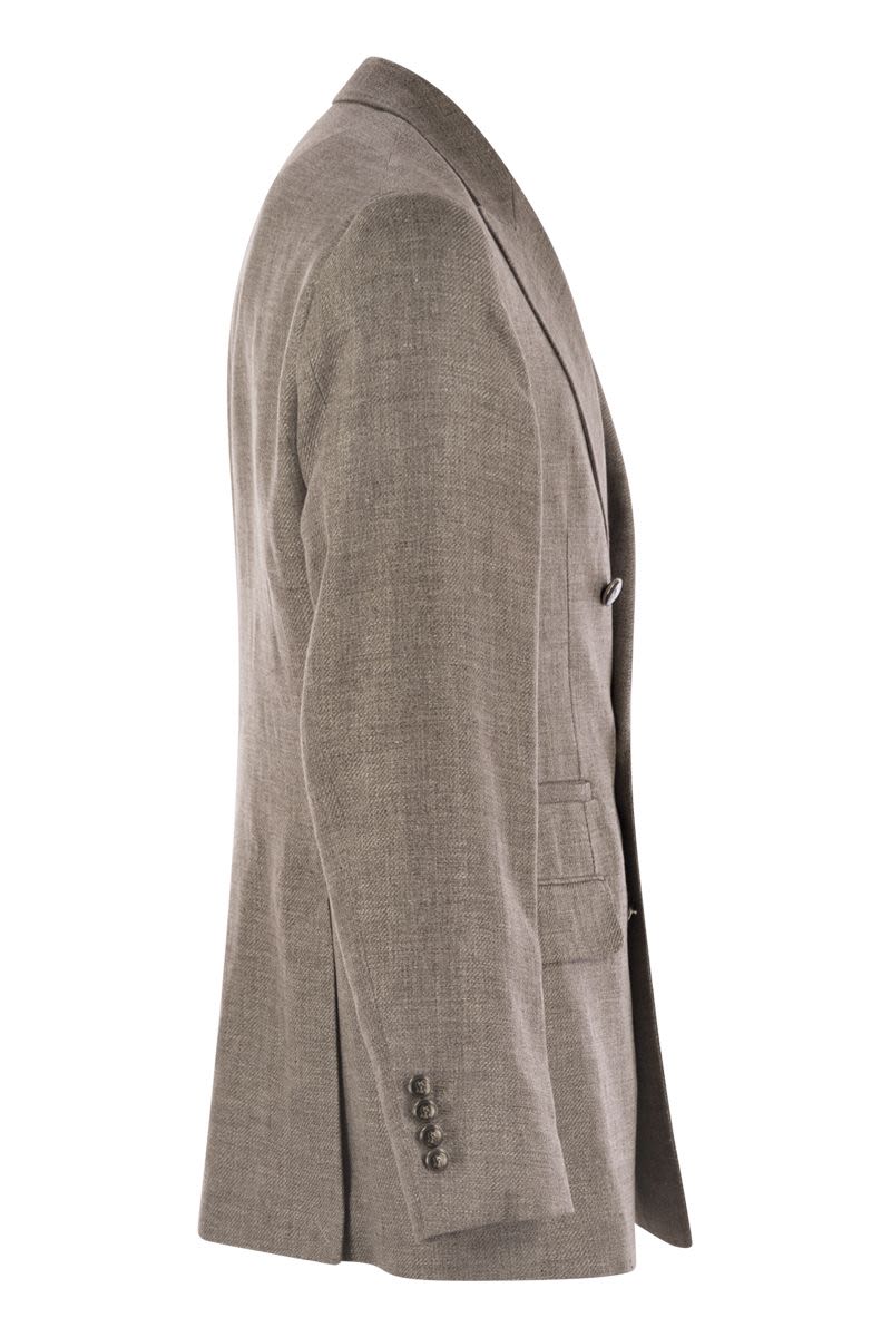 BRUNELLO CUCINELLI Diagonally Deconstructed Jacket for Men