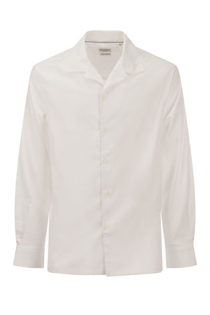 BRUNELLO CUCINELLI Classic Easy Fit Cotton Shirt