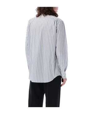 THOM BROWNE Classic Striped Cotton Poplin Shirt for Women