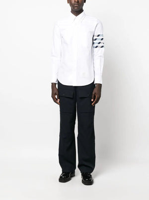 THOM BROWNE Men's Long Tops for 24SS Season - White