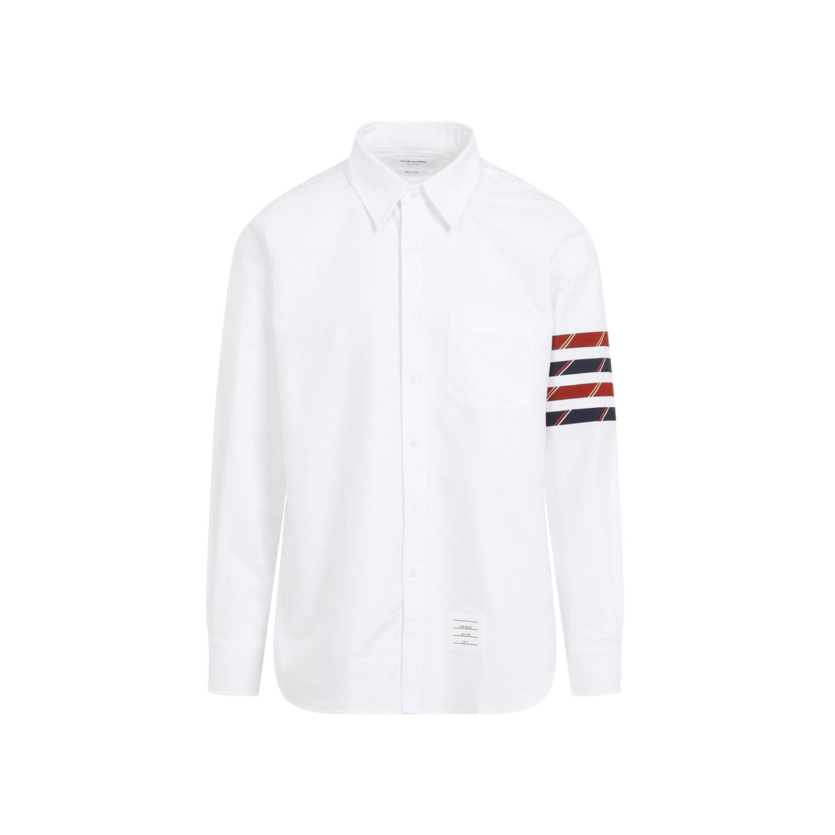 THOM BROWNE Classic Straight Fit Long Sleeve Shirt