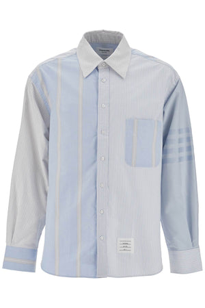 THOM BROWNE Oversized 4-Bar Striped Oxford Shirt