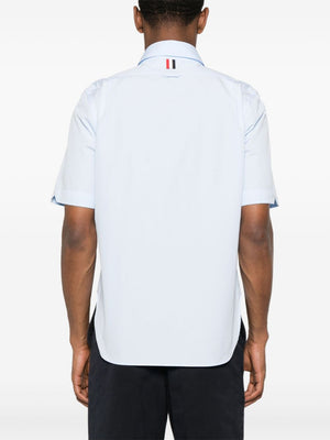 THOM BROWNE Classic White Cotton Poplin Shirt