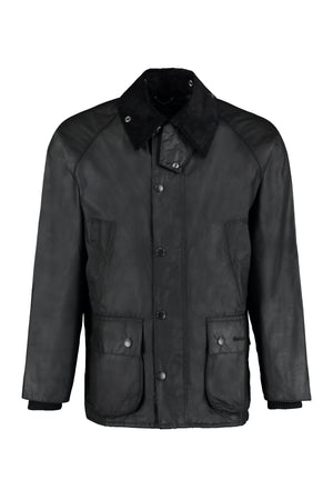 BARBOUR Classic Sage Waxed Jacket for Men - Short, Lightweight Design - Timeless Style for All Ages