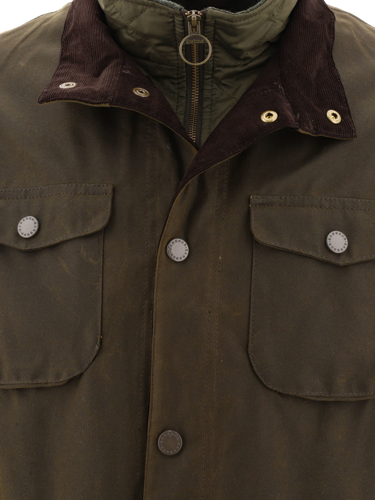 BARBOUR Heritage Green Waxed Cotton Jacket