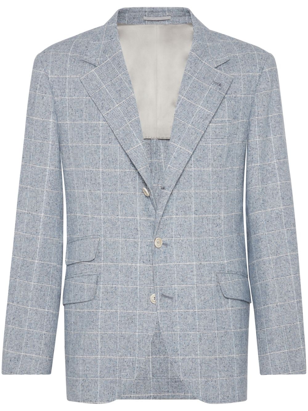 BRUNELLO CUCINELLI Deconstructed Checked Blazer