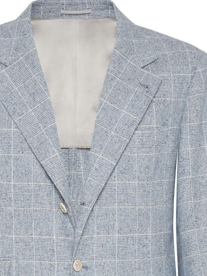 BRUNELLO CUCINELLI Deconstructed Checked Blazer