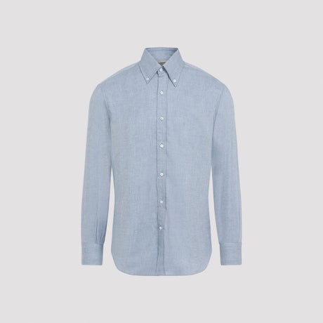 BRUNELLO CUCINELLI Elegant Cotton Blend Shirt for Men - FW24 Collection