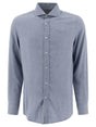 BRUNELLO CUCINELLI Classic Cotton-Blend Shirt for Men - Regular Fit