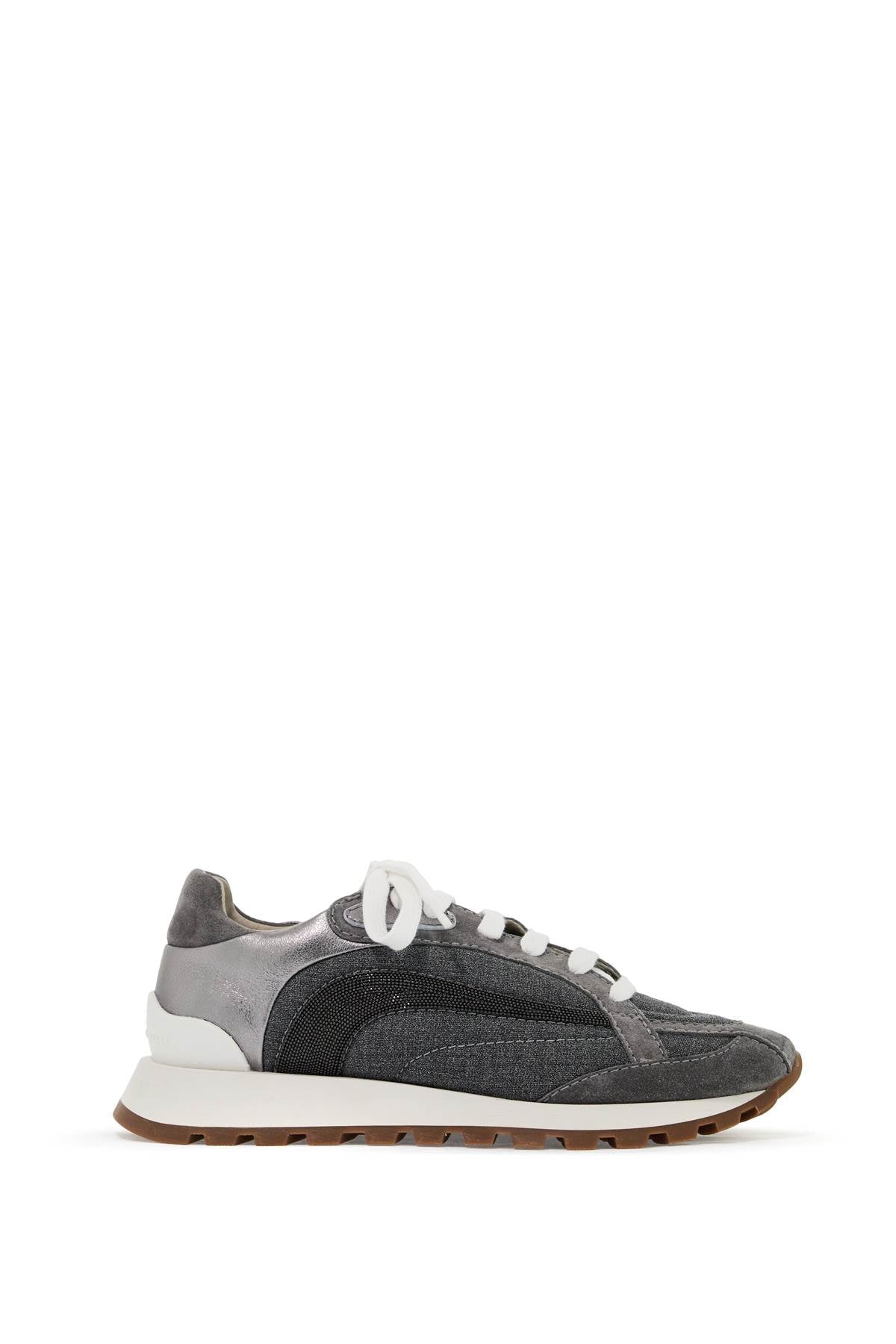 BRUNELLO CUCINELLI Suede Sneakers with Elegant Details