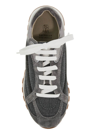 BRUNELLO CUCINELLI Suede Sneakers with Elegant Details