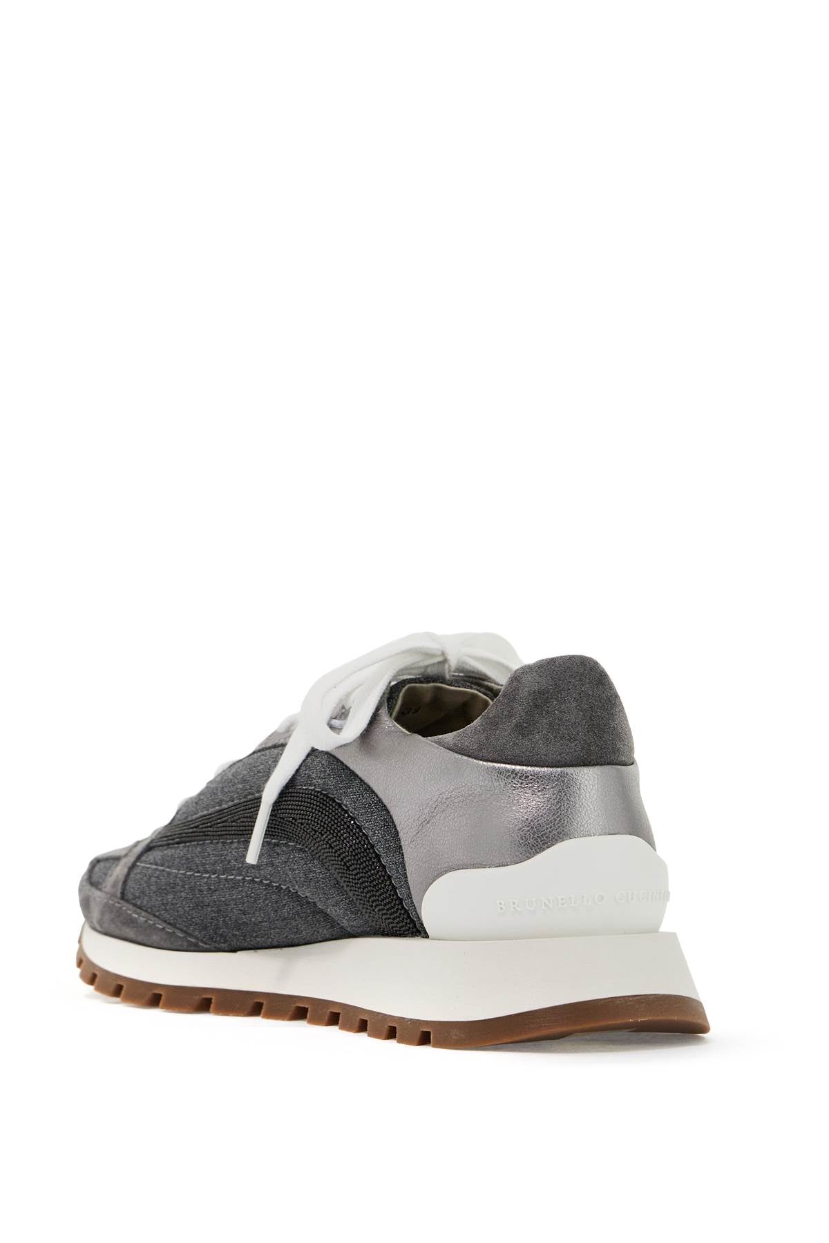 BRUNELLO CUCINELLI Suede Sneakers with Elegant Details