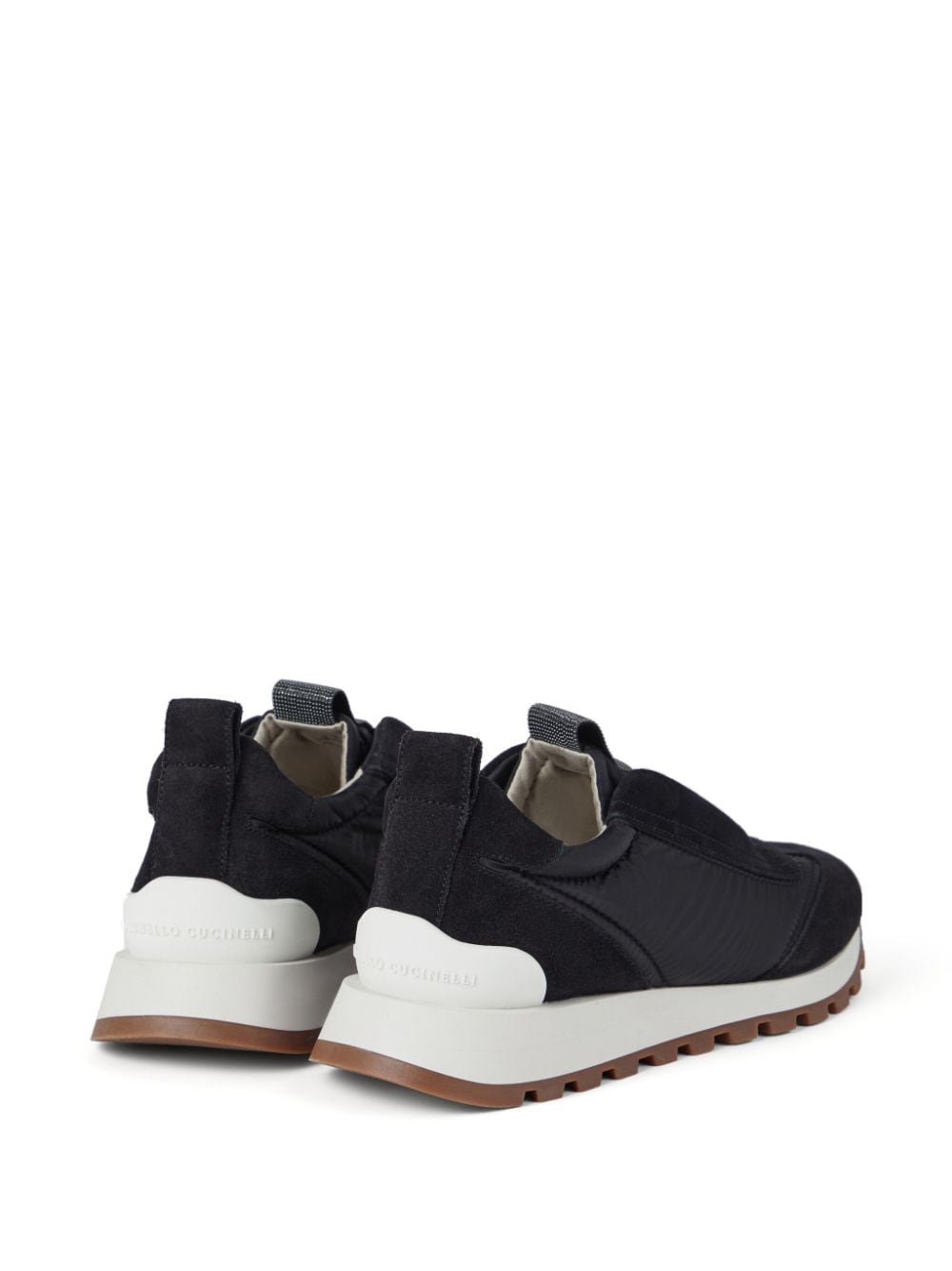 BRUNELLO CUCINELLI Elegant Monochrome Runner Sneaker