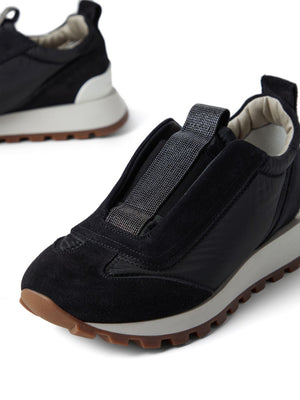 BRUNELLO CUCINELLI Elegant Monochrome Runner Sneaker