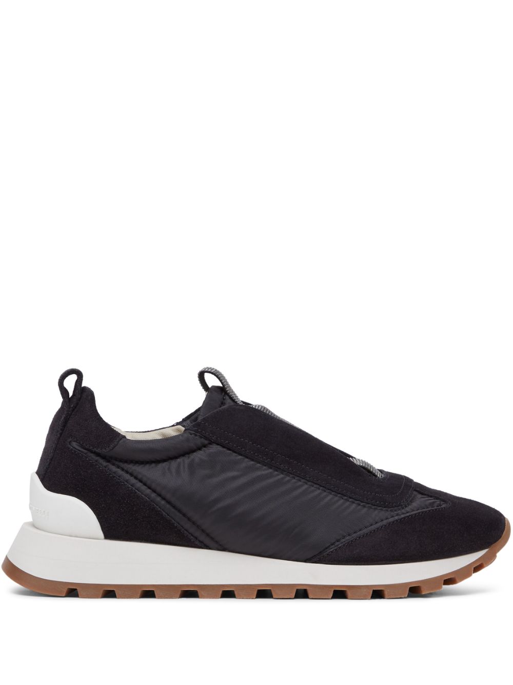 BRUNELLO CUCINELLI Elegant Monochrome Runner Sneaker