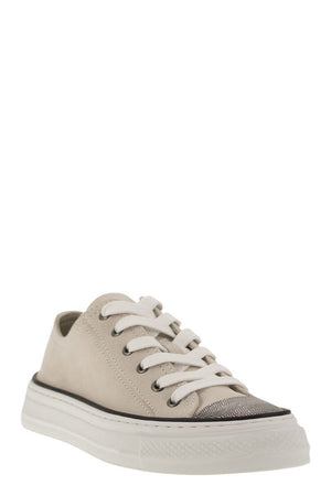 BRUNELLO CUCINELLI 24SS Women's Walnut Sneakers