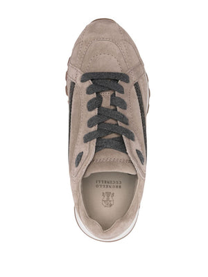 BRUNELLO CUCINELLI Elegant Leather Sneakers for Women - FW24 Collection