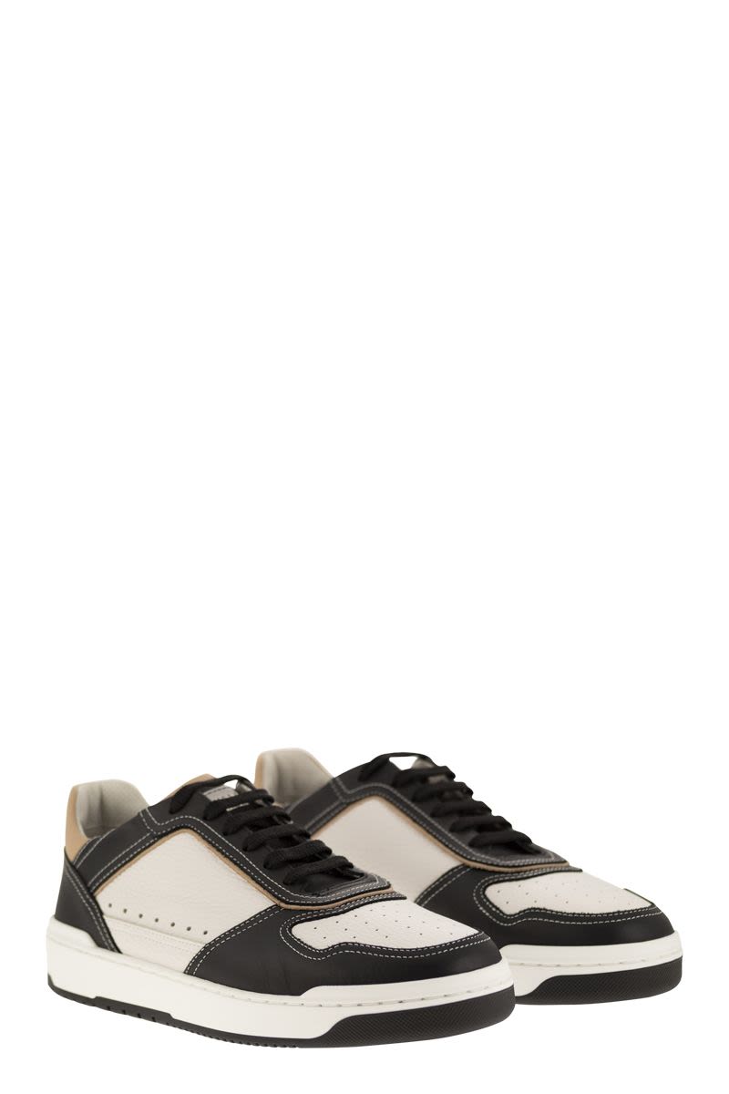 BRUNELLO CUCINELLI Calfskin Basket Sneakers for Men