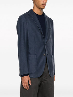 BOGLIOLI Luxurious Navy Cashmere Blazer for Men