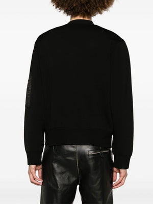 NEIL BARRETT FW23 Men's Black Bomber Jacket