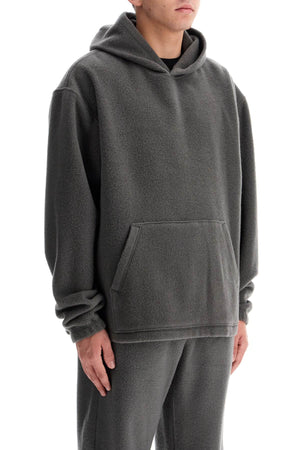 RIER Men's Boxy Cut Hooded Fleece Sweatshirt