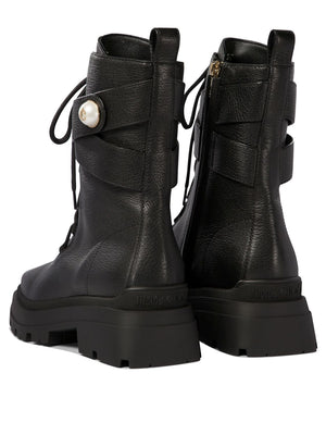 JIMMY CHOO Elegant Combat Boots 45