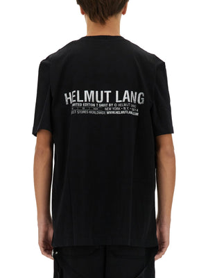 HELMUT LANG Men's Logo T-Shirt - Regular Fit, Size L