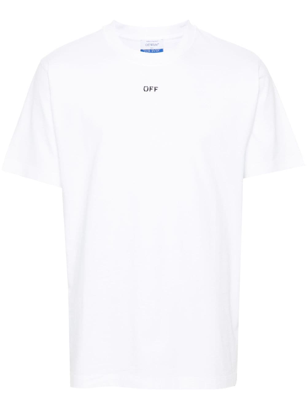 OFF-WHITE Stamped Monochrome Slim Tee