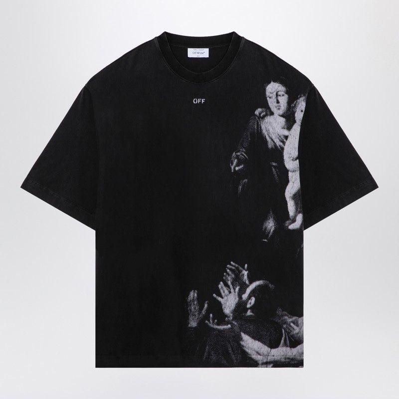 OFF-WHITE Blurred Mary Graphic Tee for Men