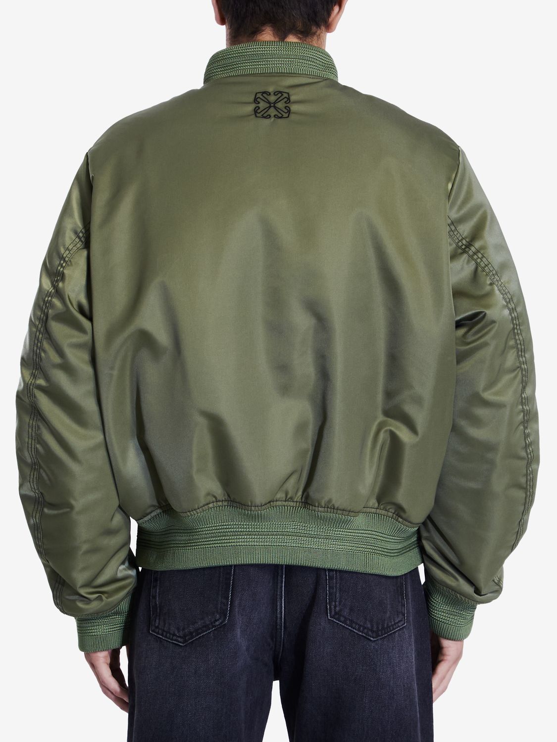 OFF-WHITE Four Leaf Clover Men's Bomber Jacket