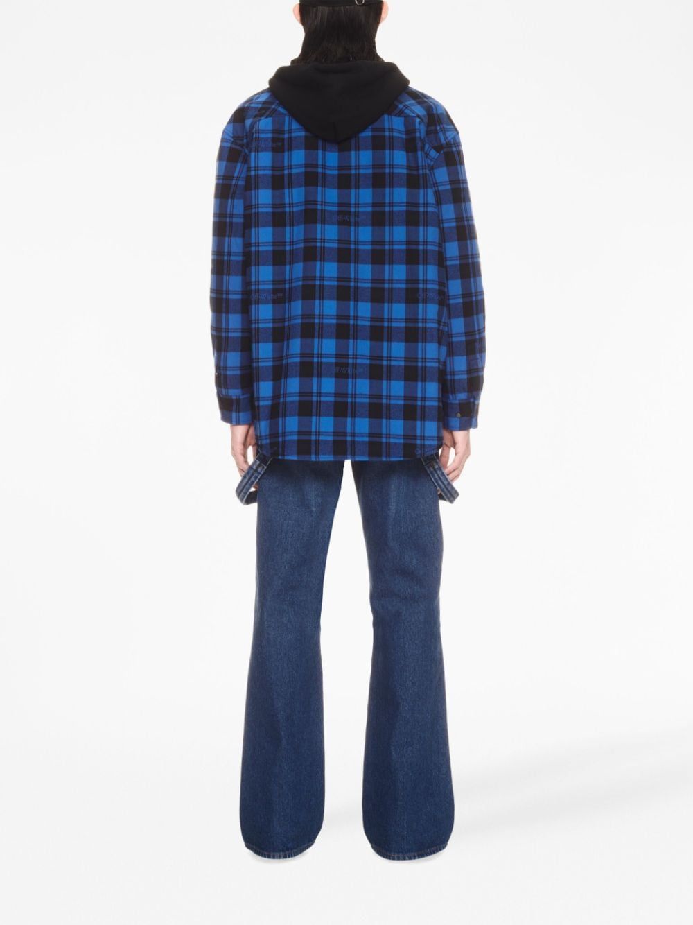 OFF-WHITE Men's Check Pattern Cotton Shirt for FW23