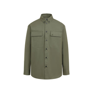 OFF-WHITE Contemporary Military-Style Shirt