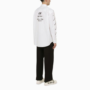 OFF-WHITE Logo Heavy Cotton Overshirt