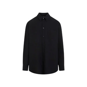 OFF-WHITE Men's Black Cotton Shirt - SS24 Collection