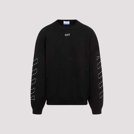 OFF-WHITE Stitch Arrow Diagonal Pullover