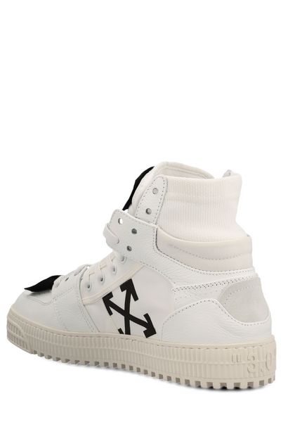 OFF-WHITE Off-Court High-Top Sneakers for Men in White