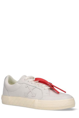 OFF-WHITE Low Vulcanized Sneakers with Red Detailing