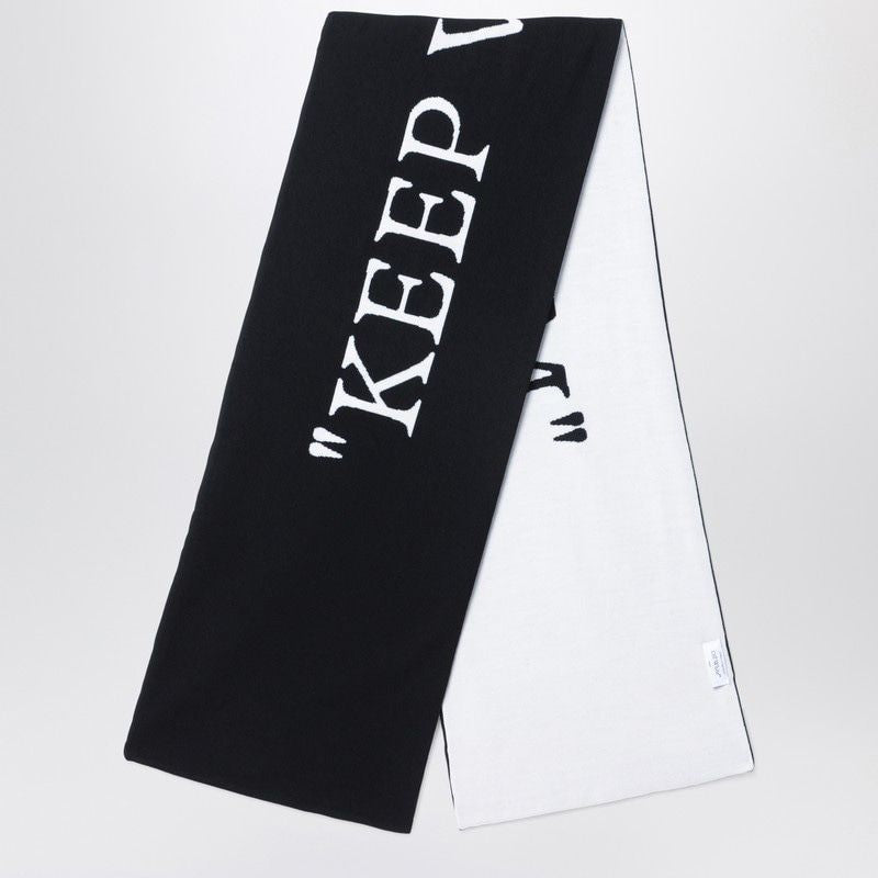 OFF-WHITE Reversible Wool Scarf - Ideal for Cooler Seasons