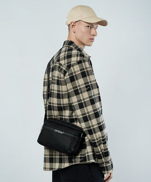 OFF-WHITE Sleek Outdoor Camera Mini Handbag in Black