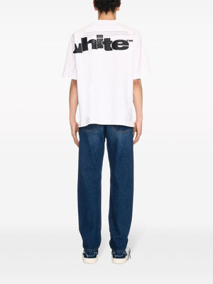 OFF-WHITE Straight Leg Signature Patch Jeans