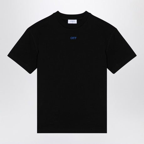 OFF-WHITE Chic Black Mini T-Shirt with Bold Logo