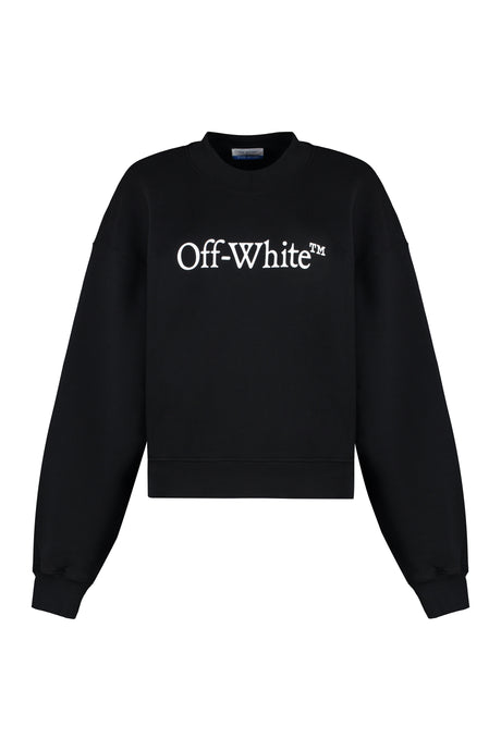 OFF-WHITE Graphic Contrast Logo Sweatshirt