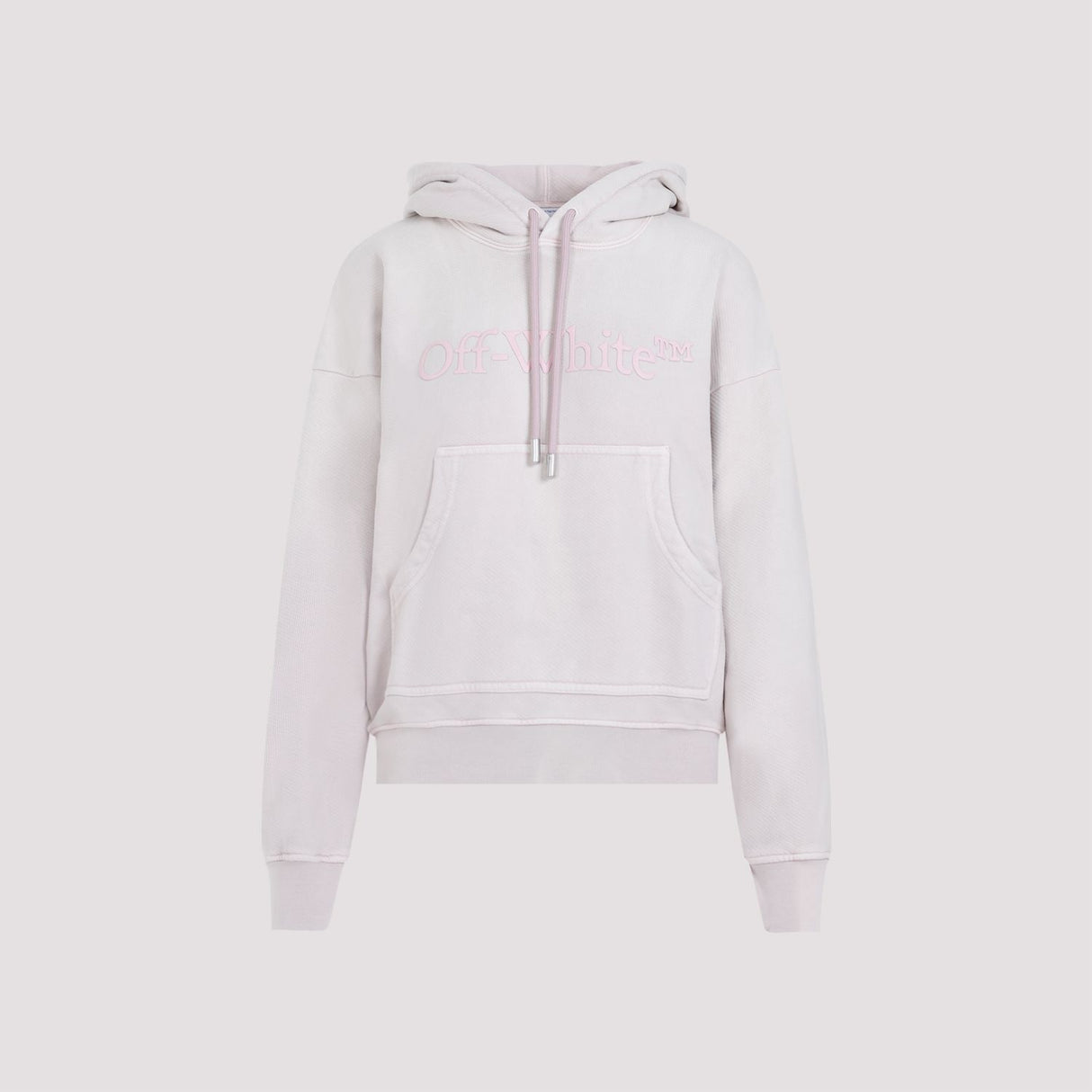 OFF-WHITE Cotton Hoodie with Logo for Women - SS24