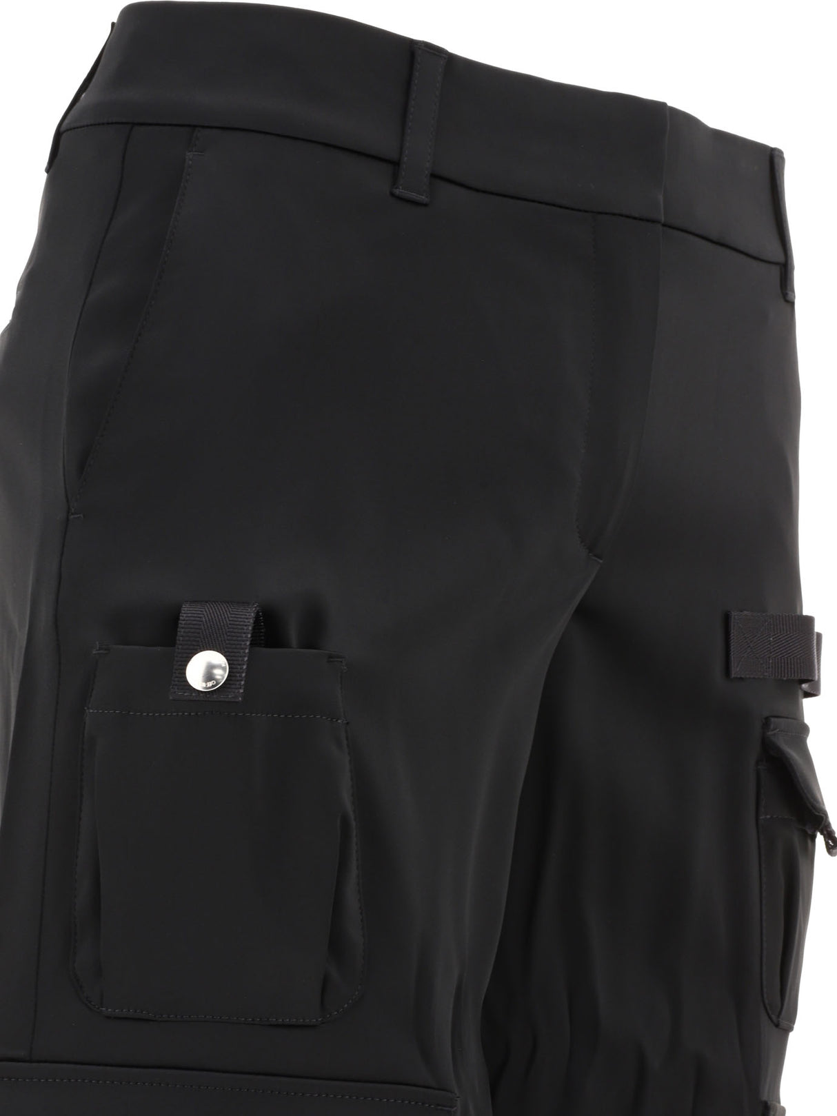 OFF-WHITE 24SS Black Women's Straight Pants