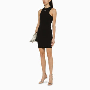 OFF-WHITE Sleek and Sporty Black Rowing Dress for Women - SS24 Collection