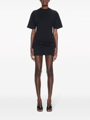 OFF-WHITE Beautiful MC Twist Dress in Sleek Black