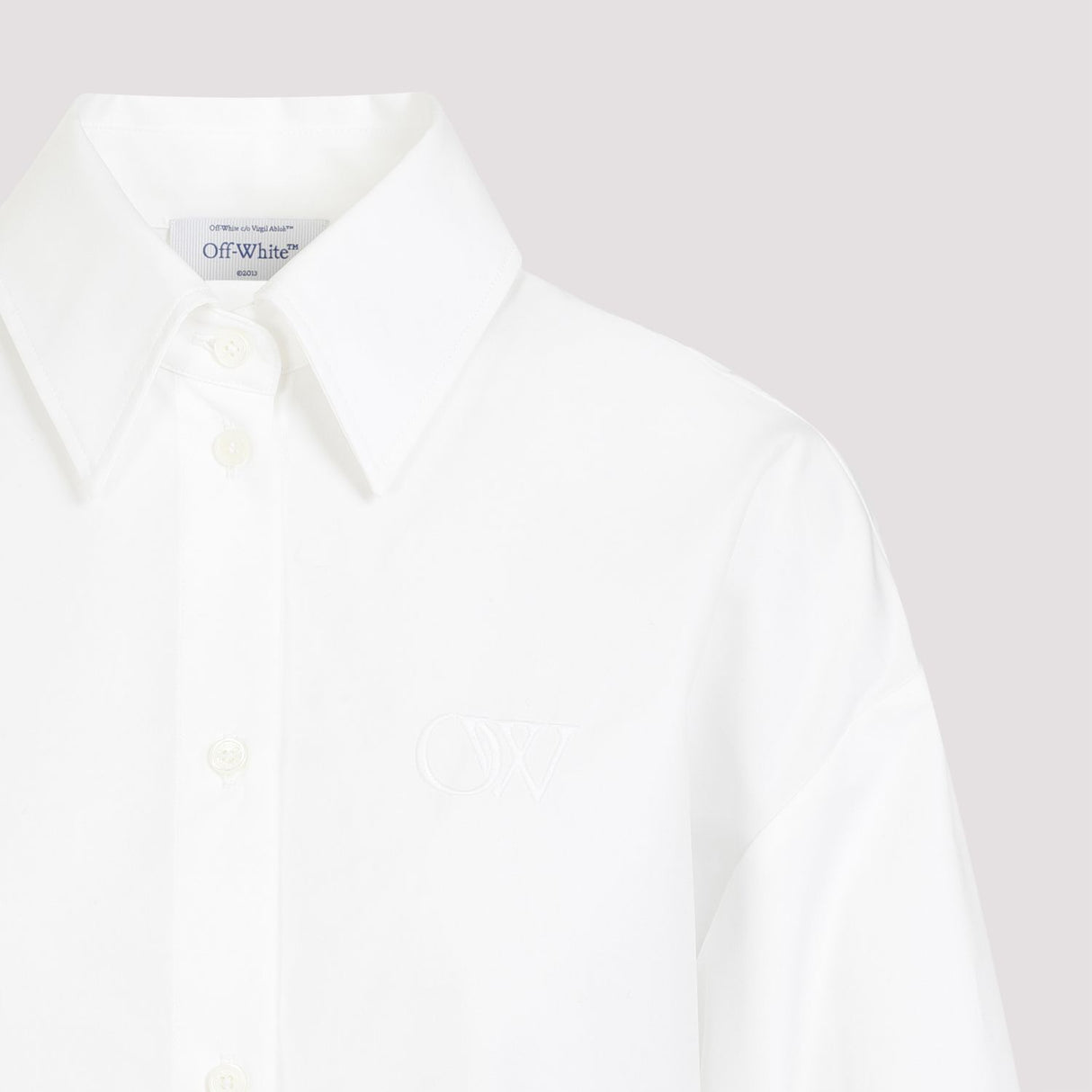 OFF-WHITE White Bookish Baseball Shirt