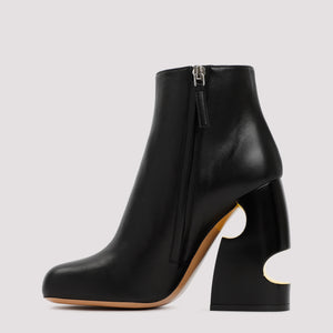 OFF-WHITE Pop Bulky Nappa Ankle Boot - 11cm Heel Height