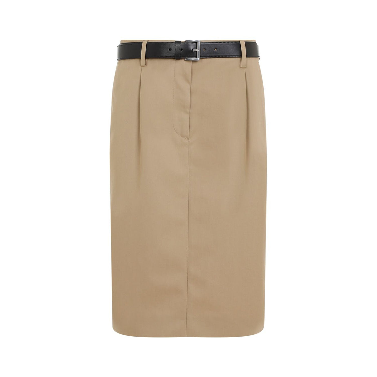 PRADA Luxurious Mixed-Fabric Mini Skirt