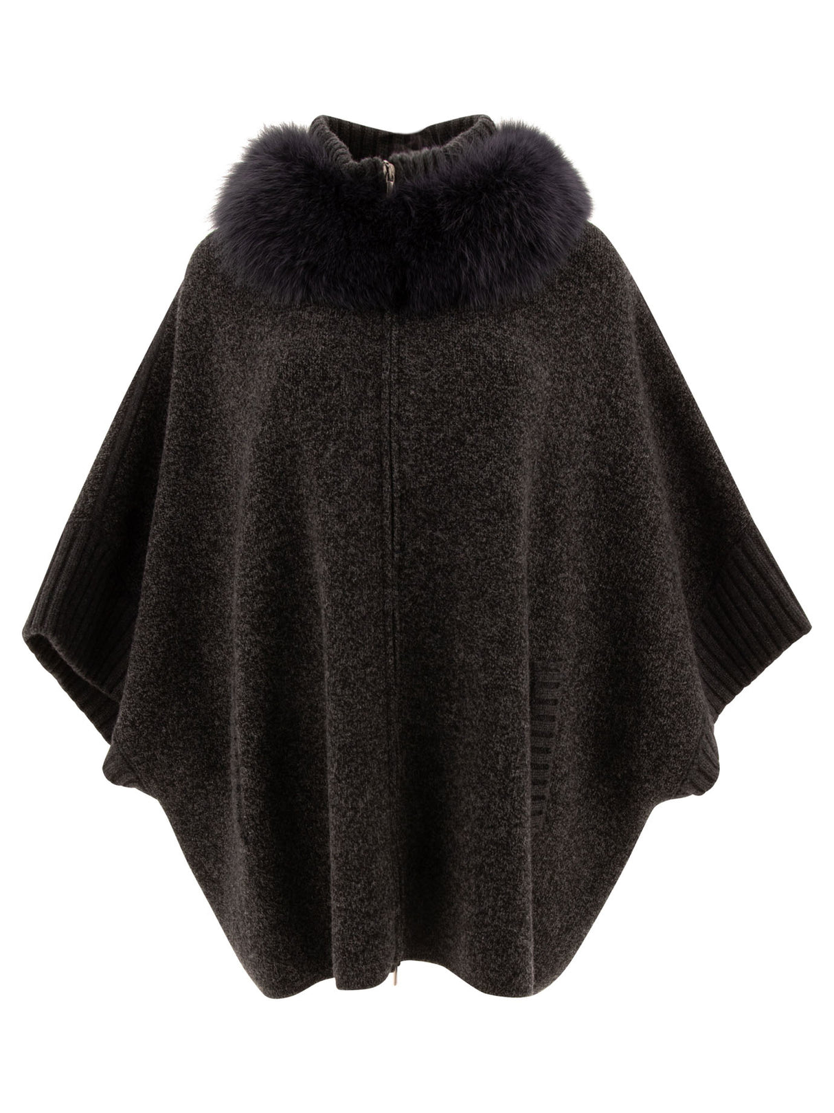 GIOVI Elegant Cashmere-Blend Poncho